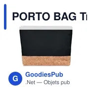 PORTO BAG Trousse liège & coton - Miniature 2