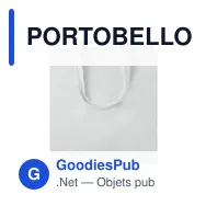 PORTOBELLO Sac shopping coton 140gr/m² - Miniature 4
