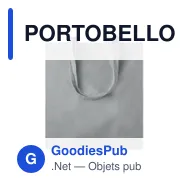 PORTOBELLO Sac shopping coton 140gr/m² - Miniature 6