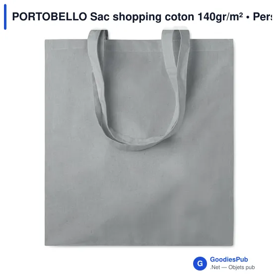PORTOBELLO Sac shopping coton 140gr/m² - Image 6