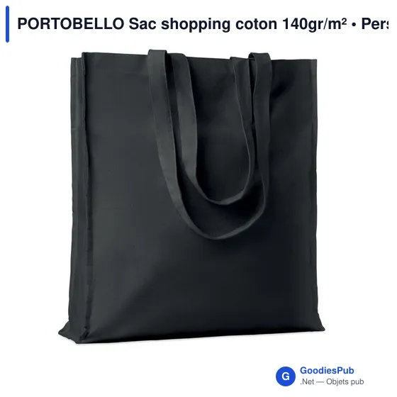 PORTOBELLO Sac shopping coton 140gr/m² - Image 7