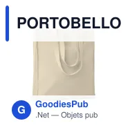 PORTOBELLO Sac shopping coton 140gr/m² - Miniature 1
