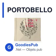 PORTOBELLO Sac shopping coton 140gr/m² - Miniature 3