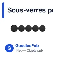 Sous-verres personnalisables en PU - Lot de 4 avec logo - Miniature 5