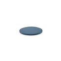 Variante bleu marine - Sous-verre rond personnalisable en PU avec logo - POSA