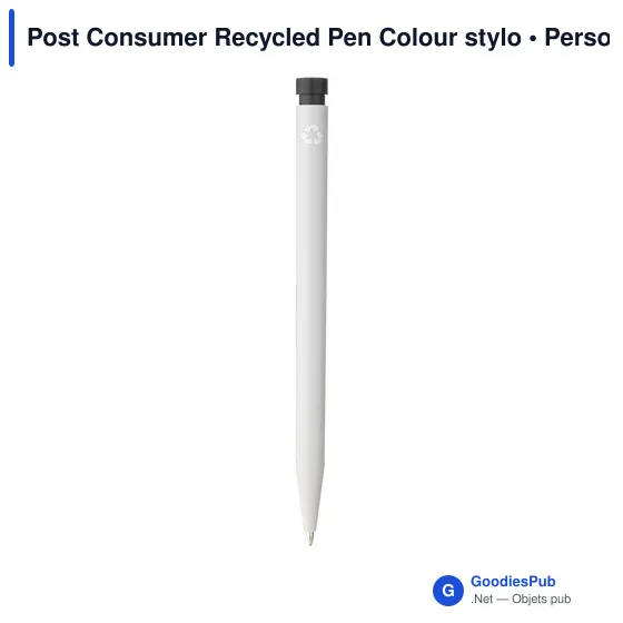 Stylo à bille personnalisable en plastique recyclé avec logo - Image 6