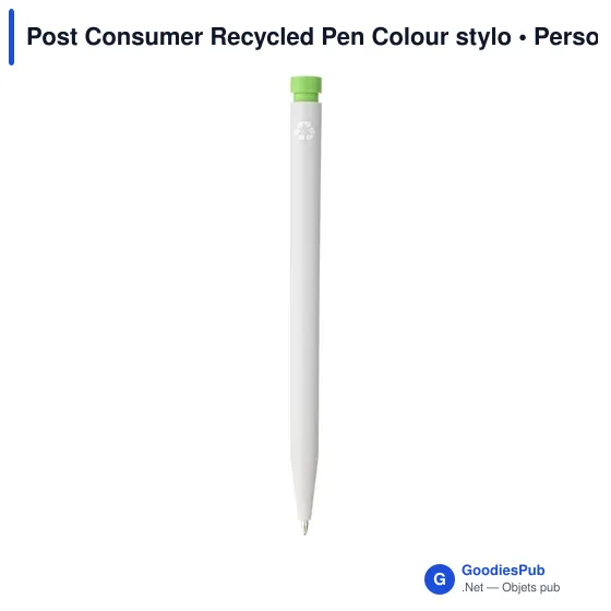 Stylo à bille personnalisable en plastique recyclé avec logo - Image 10