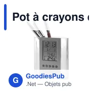Pot à crayons en acrylique Carter - Miniature 1