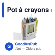 Pot à crayons en acrylique Carter - Miniature 4