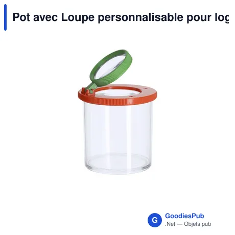 Pot avec Loupe personnalisable pour logo - Bronly 3/6X