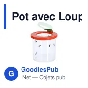 Pot avec Loupe personnalisable pour logo - Bronly 3/6X - Miniature 3