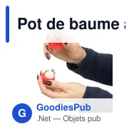 Pot de baume à lèvres personnalisable en forme de cœur avec logo - Miniature 4