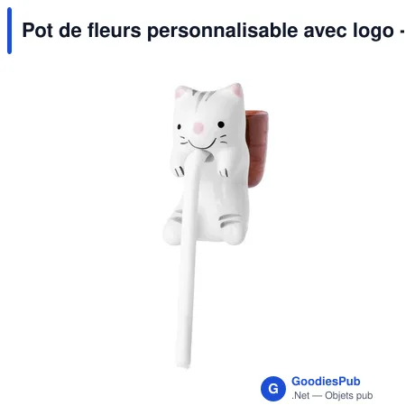 Pot de fleurs personnalisable avec logo - Chupon