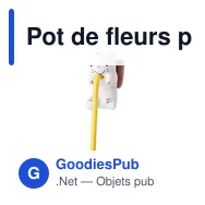 Pot de fleurs personnalisable avec logo - Chupon - Miniature 2