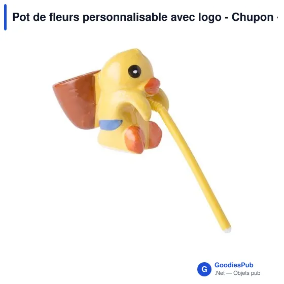 Pot de fleurs personnalisable avec logo - Chupon - Image 11