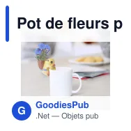 Pot de fleurs personnalisable avec logo - Chupon - Miniature 3