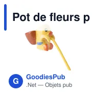 Pot de fleurs personnalisable avec logo - Chupon - Miniature 4