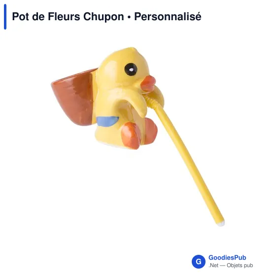 Pot de fleurs personnalisable avec logo - Chupon - Image 4