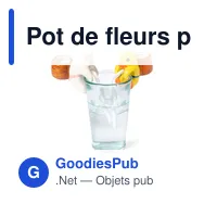Pot de fleurs personnalisable avec logo - Chupon - Miniature 5