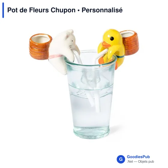 Pot de fleurs personnalisable avec logo - Chupon - Image 5