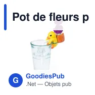 Pot de fleurs personnalisable avec logo - Chupon - Miniature 6