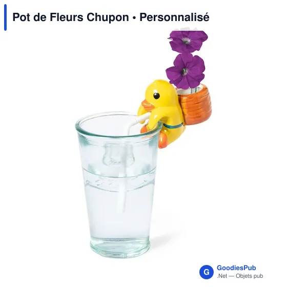 Pot de fleurs personnalisable avec logo - Chupon - Image 6