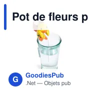 Pot de fleurs personnalisable avec logo - Chupon - Miniature 7