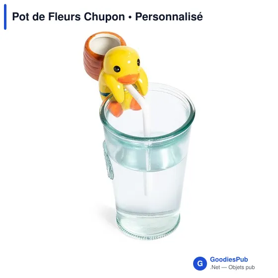 Pot de fleurs personnalisable avec logo - Chupon - Image 7