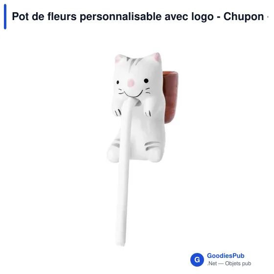 Pot de fleurs personnalisable avec logo - Chupon - Image 9