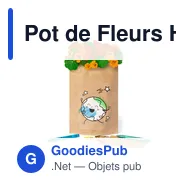 Pot de Fleurs Halors - Miniature 3