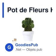Pot de Fleurs Konte - Miniature 1