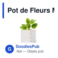 Pot de Fleurs Merin - Miniature 1