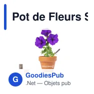 Pot de Fleurs Soltax - Miniature 1