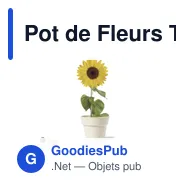 Pot de Fleurs Tumil - Miniature 1