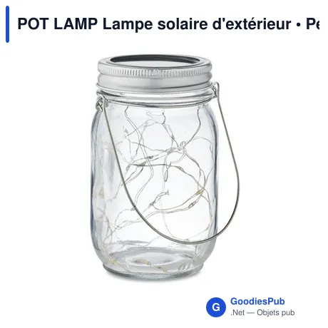 POT LAMP Lampe solaire d'extérieur