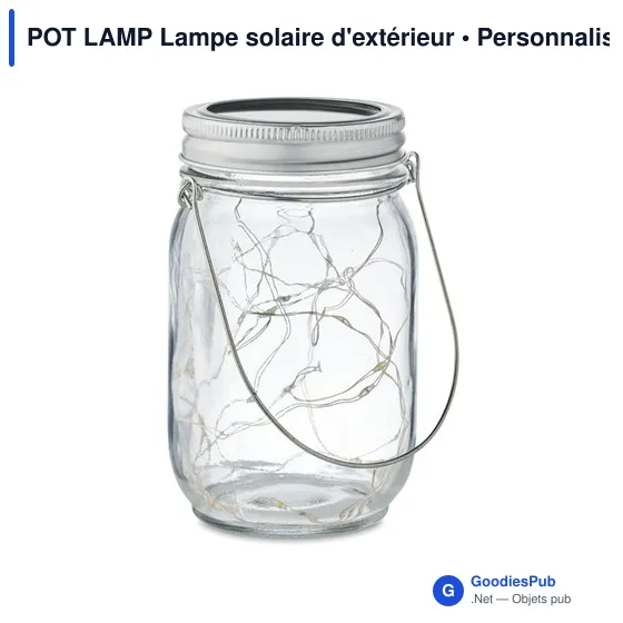 POT LAMP Lampe solaire d'extérieur - Image 1