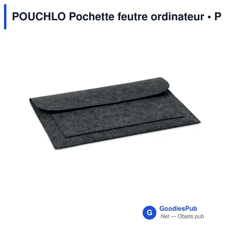 POUCHLO Pochette feutre ordinateur