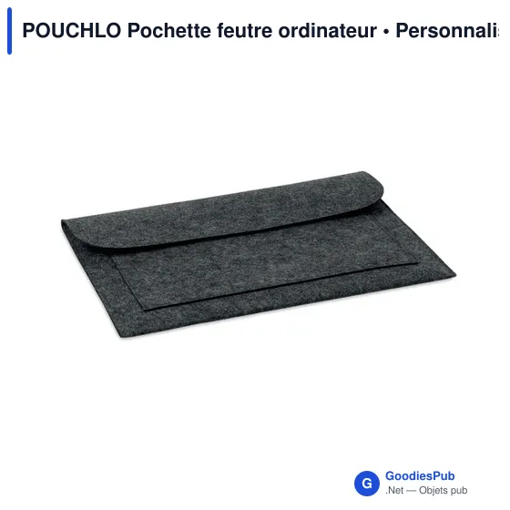 POUCHLO Pochette feutre ordinateur - Image 1