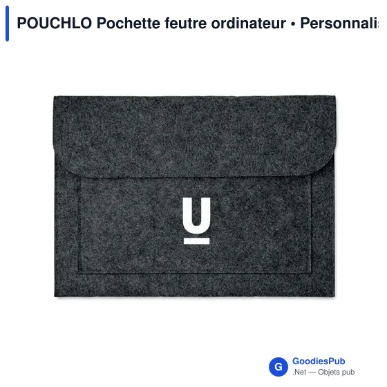 POUCHLO Pochette feutre ordinateur - Image 4