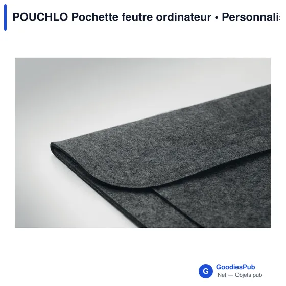 POUCHLO Pochette feutre ordinateur - Image 5