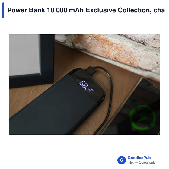 Chargeur sans fil personnalisable 10 000 mAh avec logo | Cory - Image 12