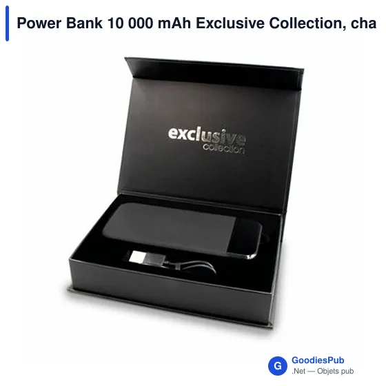 Chargeur sans fil personnalisable 10 000 mAh avec logo | Cory - Image 3
