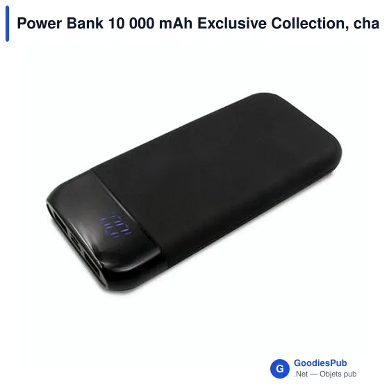 Chargeur sans fil personnalisable 10 000 mAh avec logo | Cory - Image 4