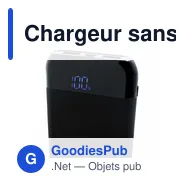 Chargeur sans fil personnalisable 10 000 mAh avec logo | Cory - Miniature 6