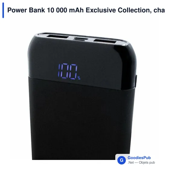 Chargeur sans fil personnalisable 10 000 mAh avec logo | Cory - Image 6