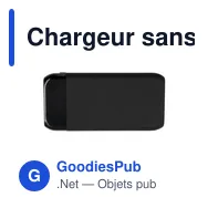 Chargeur sans fil personnalisable 10 000 mAh avec logo | Cory - Miniature 7