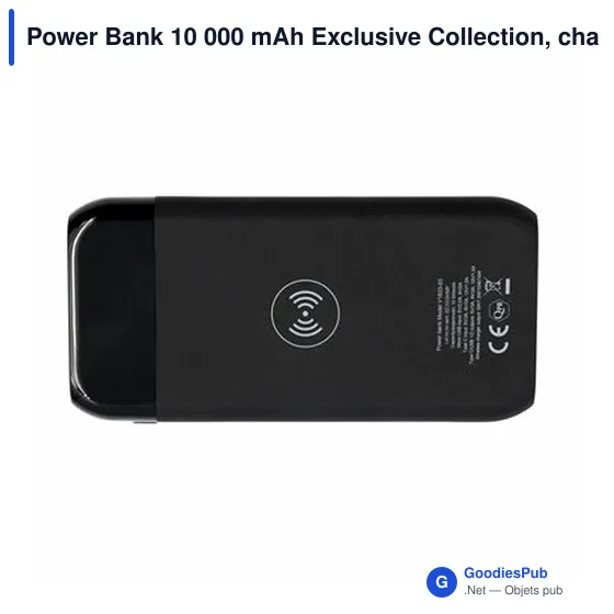 Chargeur sans fil personnalisable 10 000 mAh avec logo | Cory - Image 8