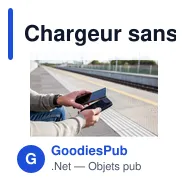 Chargeur sans fil personnalisable 10 000 mAh avec logo | Cory - Miniature 9