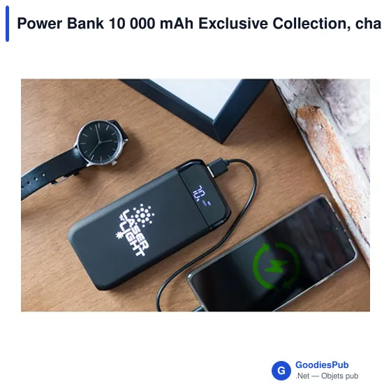 Chargeur sans fil personnalisable 10 000 mAh avec logo | Cory - Image 10