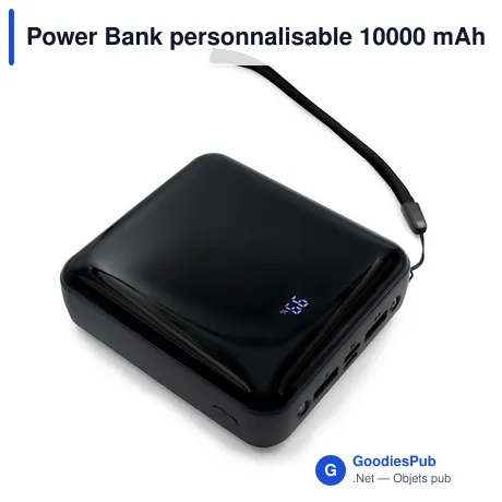 Power Bank personnalisable 10000 mAh avec logo | Tim